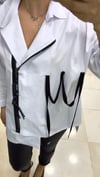 Fermuarlı Poplin Bluz