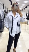 Fermuarlı Poplin Bluz