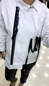 Fermuarlı Poplin Bluz