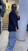 Organze Detaylı Taşlı Koton Gömlek