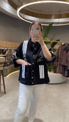 Valencia Büyük Beden Premium Denim Bomber Ceket