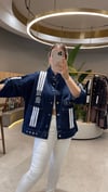 Valencia Büyük Beden Premium Denim Bomber Ceket