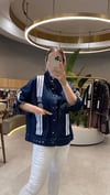 Valencia Büyük Beden Premium Denim Bomber Ceket