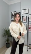 Çıma Detaylı Kahverengi Jean