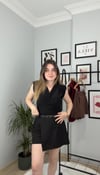 Kemerli Şort Etek