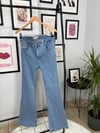 Mavi İspanyol Paça Denim
