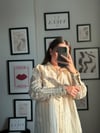 Siyah Çizgili Oversize Gömlek
