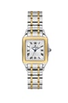 DANIEL KLEIN DKE.1.10814-4 “GOLD-SILVER KASA” KADIN KOL SAATİ