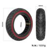 10x2.5 inç Dolgu Lastik Kırmızı Şeritli Scooter Lastiği