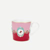 Pip Studio Kırmızı Pembe Porselen Kupa 150 Ml