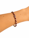 Bordo Aura Gold Kelepçe