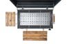Grillia Grillord‑75 Kömürlü Barbekü (2 Adet Döküm Izgaralı) + Hediye Seti (Önlük + Kılıf)
