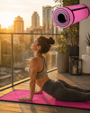 10 mm Egzersiz Matı Pilates Yoga Aerobik İçin Kaymaz Yüzey Kolay Temizlenebilir