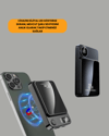 10000mAh Kapasiteli Manyetik USB-C ve Kablosuz Powerbank W09