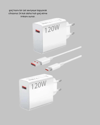 120W USB-C Şarj Adaptörü Süper Hızlı Şarj Güç Kaynağı Seti
