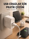 12W USB Şarj Adaptörü 5V 2.4A Hızlı ve Güvenli Şarj Başlığı