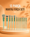 13 Parça Makyaj Fırça Seti Far Fırçası Allık Fırçası Yumuşak Uçlu