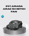 150W Araç İçi Isıtıcı ve Fan Kompakt Tasarım ve Hızlı Isıtma Özellikli