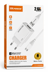2.6A USB Sarj Adaptoru + Micro USB Sarj Kablosu (EU)