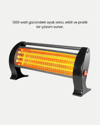 2 Yıl Garantili 1200W Ayak Isıtıcı – Soğuk Günlerde Hızlı ve Güvenli Isınma