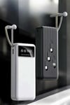 20.000 Mah Led Işıklı LCD Ekran USB Girişli Type-C Lightning Powerbank Yeni Nesil