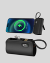 2000mAh Mini Powerbank Dahili Konektörlü PD 20W