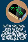 2025 Model Bluetooth Kulaklık Telefon Şarj Edebilen Çağrı Cevaplama Dijital Göstergeli