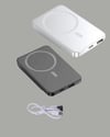 20W PD ve 15W Manyetik Kablosuz Şarj Destekli Taşınabilir Powerbank