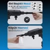 21V 4000mAh Li-ion Kablosuz Yıkama Tabancası (Siyah)