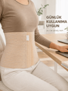 26 cm Karın Korsesi 4 Kademeli Ayarlanabilir Abdominal Bel Destek Korsesi