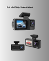 3 Kameralı Araç İçi Kayıt Cihazı 1080P Full HD Gece Görüşlü ve Wi-Fi Bağlantılı