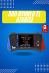 3.5 İnç 500 Klasik Retro Oyun Yüklü Kollu Oyun Konsolu