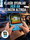 3.5 İnç Mini Atari Taşınabilir Oyun Konsolu 666 Adet Retro Oyun Yeni Nesil