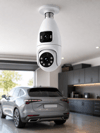 360° Ev İzleme Wi-Fi Çift Lens Akıllı Ampul Kamera