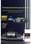 360° WiFi Quad Araç Kamerası