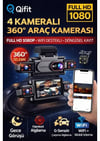 360° WiFi Quad Araç Kamerası