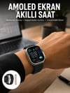 49mm Akıllı Saat Amoled Ekranlı Kadın Erkek Kol Saati Plastik Kordon Yeni Nesil
