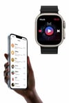 49mm Akıllı Saat Amoled Ekranlı Kadın Erkek Kol Saati Plastik Kordon Yeni Nesil