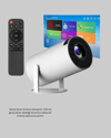 4K Destekli Full HD Projeksiyon Cihazı – 130 inç Geniş Ekran, WiFi ve HDMI Bağlantılı