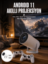 4K Wireless Çift Kollu Kumandalı Oyun Projeksiyonu Retro Video Oyunu Yeni Nesil