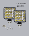 4x4 Off Road LED Aydınlatma – Traktör, Tekne, Forklift, ATV Uyumlu, Yüksek Parlaklık