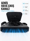 5 Kademeli Araç İçi Boyun Serinletme Fanı Güçlü Turbo Hava Akışlı USB Şarjlı