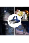 5 LED Far Şarj Edilebilir Güçlü Kafa Lambası Kamp Lambası 4 Modlu
