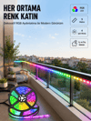 5 Metre Kumandalı RGB Şerit LED Aydınlatma