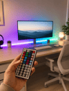 5 Metre RGB Şerit LED 5050 SMD Uzaktan Kumandalı Renkli Dekoratif LED Aydınlatma Seti