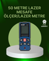 50 Metre Lazer Mesafe Ölçer Profesyonel Dijital Ölçüm Cihazı