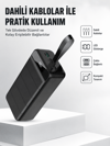 50.000 mAh Kapasiteli Powerbank – Hızlı Şarj Destekli, 4 USB Portlu, LED Işıklı Taşınabilir Enerji Deposu