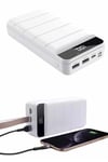 50.000 Mah Powerbank Turbo Hızlı Led Göstergeli Android İOS Uyumlu Taşınabilir Askılı