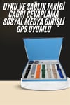 7 Kordonlu Unisex Akıllı Saat Çoklu Kordon Seçeneği Amoled Ekran