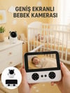 720P HD Gece Görüşlü Kablosuz Bebek Kamerası İki Yönlü Sesli Yeni Nesil